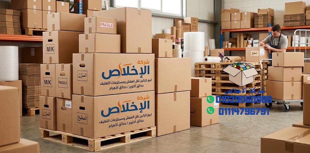 أماكن بيع الكراتين في حدائق أكتوبر
