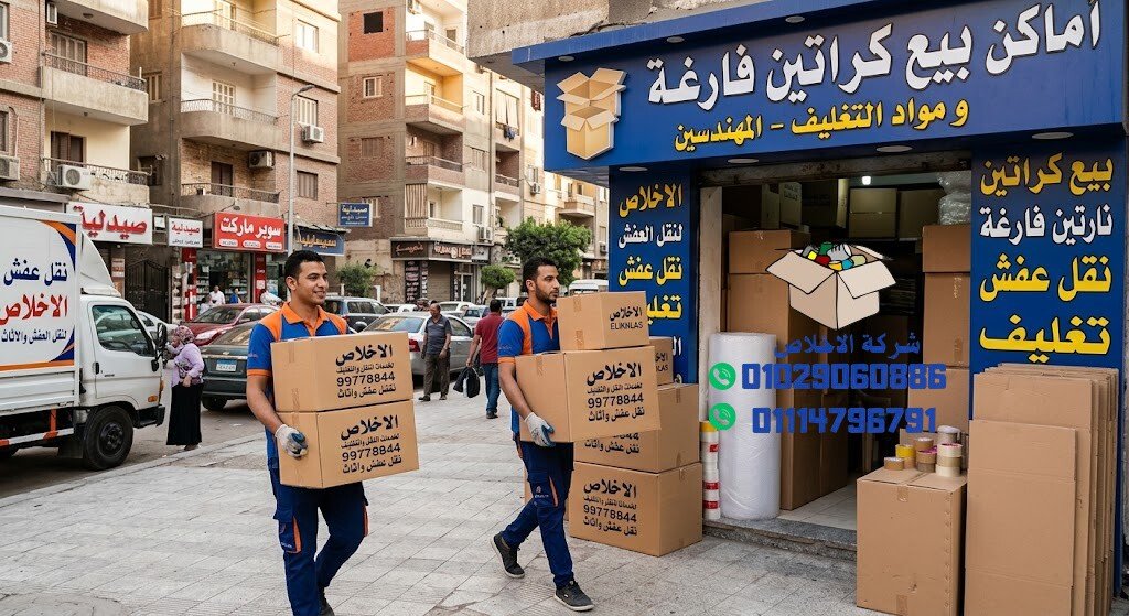 اماكن بيع كراتين فارغة في المهندسين 01029060886 | الإخلاص